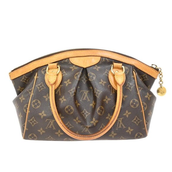 LOUIS VUITTON Tivoli PM Hand Bag Monogram Leather Brown France - Picture 3 of 15